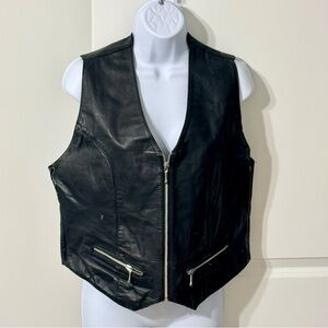 Papa’s Leather Barn Women’s XL Leather Motorcycle Vest